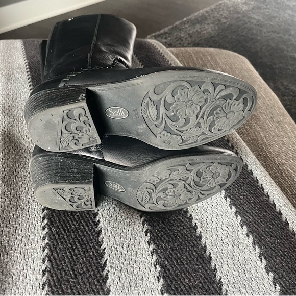 Sofft leather tall boots women size 10 - Picture 3 of 7